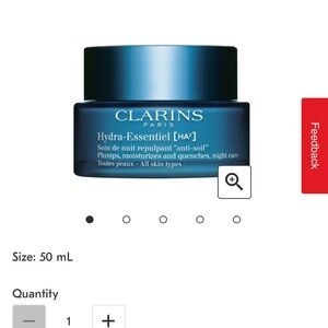 Clarins Hydra-Essentiel Night Cream - Blue